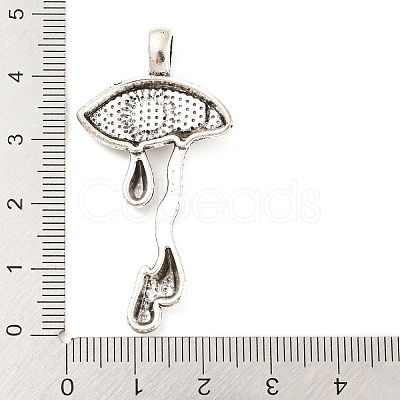 Tibetan Style Alloy Pendants PALLOY-Z021-01B-AS-1