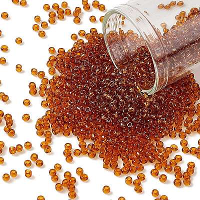 11/0 Grade A Transparent Glass Seed Beads X-SEED-Q006-F24-1