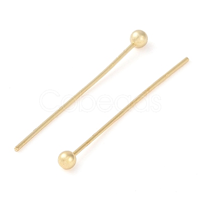 Brass Ball Head Pins KK-N254-49B-G-1