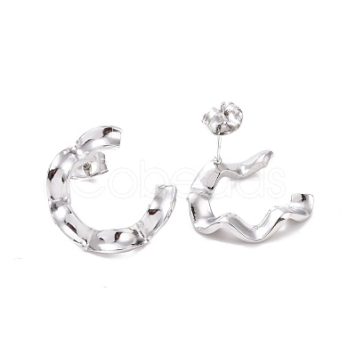 Non-Tarnish 304 Stainless Steel Stud Earring for Women EJEW-F287-03P-1