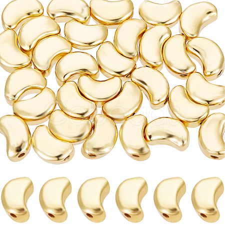 Beebeecraft 50Pcs Brass Beads KK-BBC0013-14-1