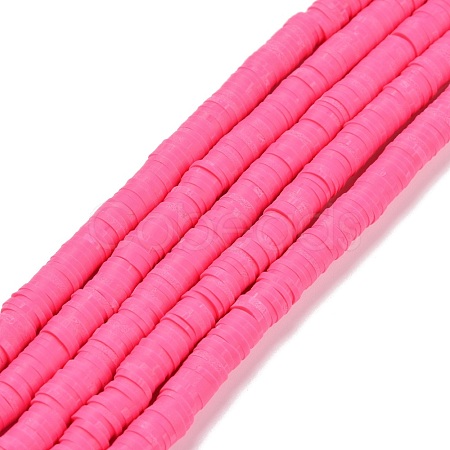 Handmade Polymer Clay Beads Strands CLAY-R089-8mm-Q088-1