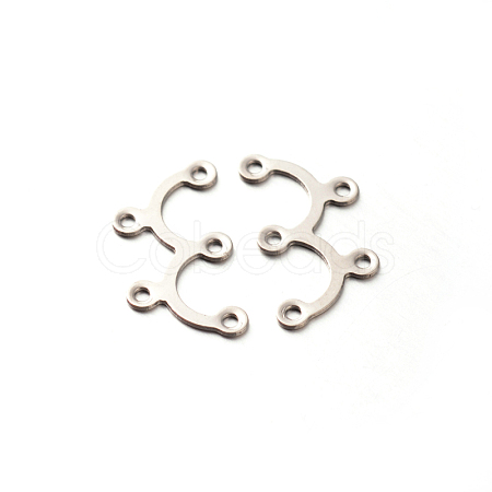 Tarnish Resistant 2 to 3 201 Stainless Steel Chandelier Components Links STAS-E088-30-1