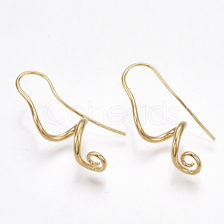 Brass Earrings KK-T038-241G-1