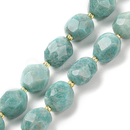 Natural Amazonite Beads Strands G-P541-A01-11-1