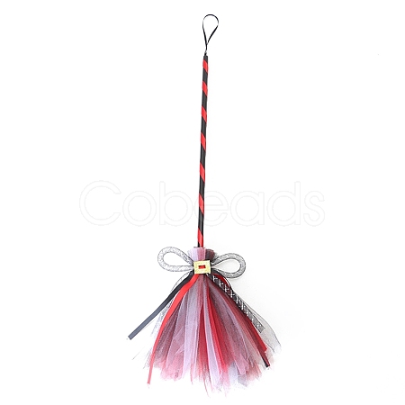 Halloween Witch Broom Ornament PW-WG20721-14-1