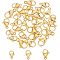 Unicraftale PVD Vacuum Plating 304 Stainless Steel Lobster Claw Clasps, Golden, 30pcs/box