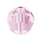 Preciosa&reg Crystal Beads, Czech Crystal, 451 19 602 Round, Pink Sapphire, 5mm