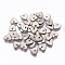 Tarnish Resistant 201 Stainless Steel Charms, Stamping Blank Tag, Heart, Stainless Steel Color, 7x7x1mm, Hole: 1.2mm