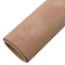 Frosted PVC Imitation Leather Fabrics, DIY Craft Supplies, Camel, 33x20cm