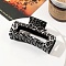 Plastic Claw Hair Clips for Women Girls, Leopard, 85x48x40mm