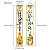 Hanging Polyester Banner Sign for Home Office Front Door Porch Welcome Decorations HJEW-WH0011-20K-2