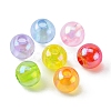 490Pcs 7 Colors Transparent Acrylic Beads MACR-YW0002-03-2