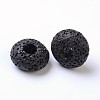 Lava Rock Gemstone European Beads GGDA007-4-2