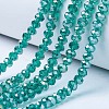 Electroplate Glass Beads Strands EGLA-A034-T2mm-B04-1