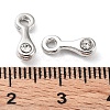 Alloy with Rhinestone Pendants FIND-B028-10P-3