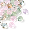 35Pcs Transparent Spray Painted Glass Beads GLAA-YW0001-72-2
