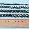 4 Strands 4 Style Non-Magnetic Synthetic Hematite Beads Strands G-FS0002-29-4