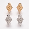 Alloy Stud Earring Findings PALLOY-F201-11-1