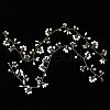 CHGCRAFT 2Pcs 2 Style Bridal Pearl Rhinestone HairBand OHAR-CA0001-07-7