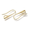 Brass Earring Hooks KK-H502-11G-2