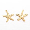 Starfish/Sea Stars Brass Pendants KK-L134-11-2
