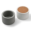 Fingerinspire 2Pcs 2 Colors Cement Candle Cups AJEW-FG0001-93A-2