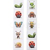 Cartoon Insect Picture Paper Stickers STIC-M002-01B-1