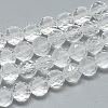 Frosted Glass Beads Strands EGLA-S147-14mm-08-1