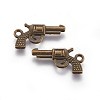 Zinc Alloy Gun Necklace Pendant X-EA9073Y-AB-1