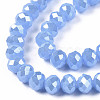 Electroplate Glass Beads Strands EGLA-A034-J8mm-A11-2
