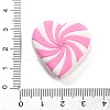 Heart Food Grade Eco-Friendly Silicone Focal Beads SIL-K004-09B-3