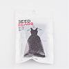 Indigo 11/0 Round Transparent Glass Seed Beads X-SEED-Q007-F57-3
