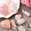 Heart Gemstone Pendants G-TA0001-19-4