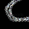 Faceted Bicone Electroplate Glass Beads Strands EGLA-P016-4mm-AB02-3