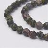 Natural Serpentine/Green Lace Stone Beads Strands G-D170-03-6mm-2