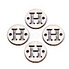 Unfinished Natural Poplar Wood Links Connectors WOOD-S045-140A-01H-1