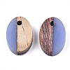 Resin & Walnut Wood Pendants RESI-S358-30B-2