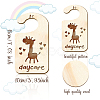 Wood Baby Closet Size Dividers AJEW-WH0352-002-2