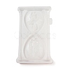 Valentine's Day Couple Sand Glass Shape Display Decoration DIY Silicone Mold DIY-K072-03-2