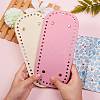 2Pcs 2 Colors PU Leather Knitting Crochet Bags Nail Bottom Shaper Pad DIY-SZ0001-84B-3