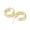 925 Sterling Silver Hoop Earrings EJEW-K258-12G-2