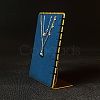 Velvet & Metal Necklace Organizer Display Stands PW-WG6C9FA-04-1