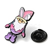Easter Gnome with Rabbit Ear Enamel Pins for Women JEWB-D017-02C-EB-3