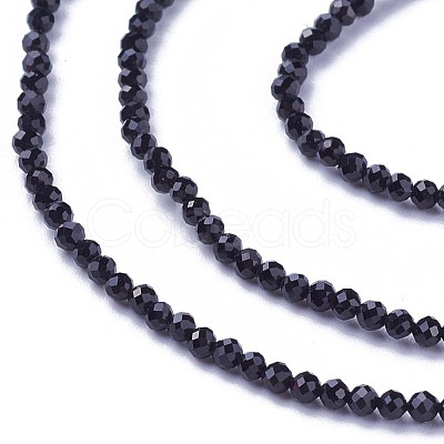 Faceted Glass Beads Strands G-F619-09B-2mm-1