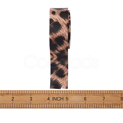 Leopard Printed Grosgrain Ribbons OCOR-TA0001-16-1