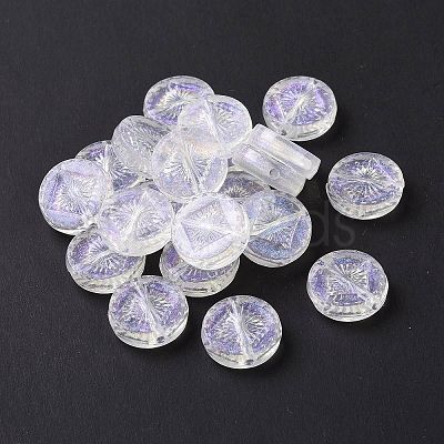 Transparent Acrylic Beads OACR-E015-33-1