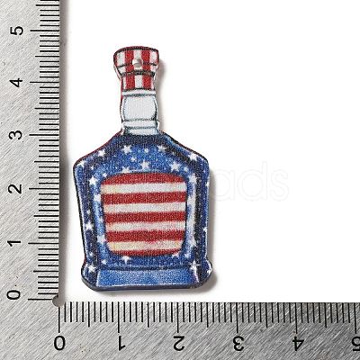 Independence Day Printed Acrylic Pendants TACR-F007-02C-1