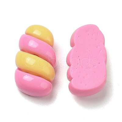 Opaque Resin Imitation Food Decoden Cabochons RESI-K027-17-1