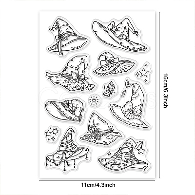 Custom PVC Plastic Clear Stamps DIY-WH0618-0085-1